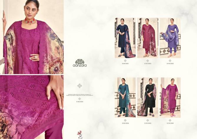 Nazma By Aanzara 1001-1006 Designer Salwar Suits Catalog